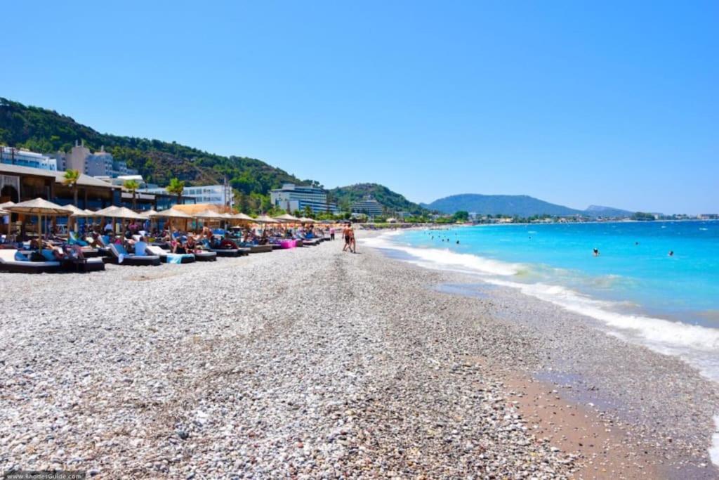 Sunwaves Beach Studio I Ialysos (Rhodes) Exterior foto