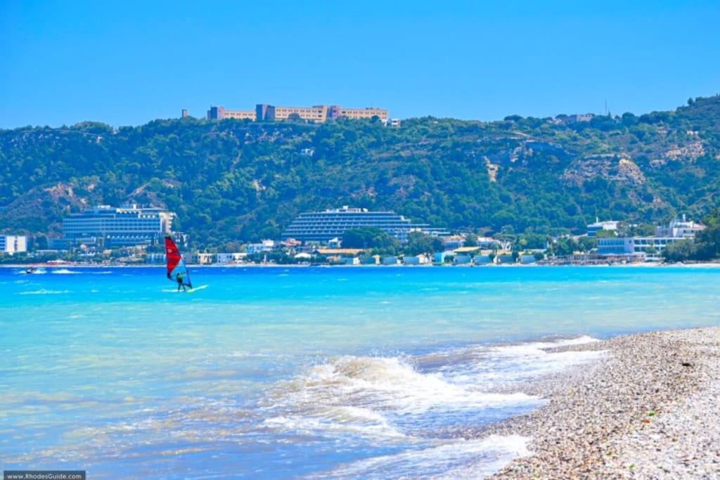 Sunwaves Beach Studio I Ialysos (Rhodes) Exterior foto
