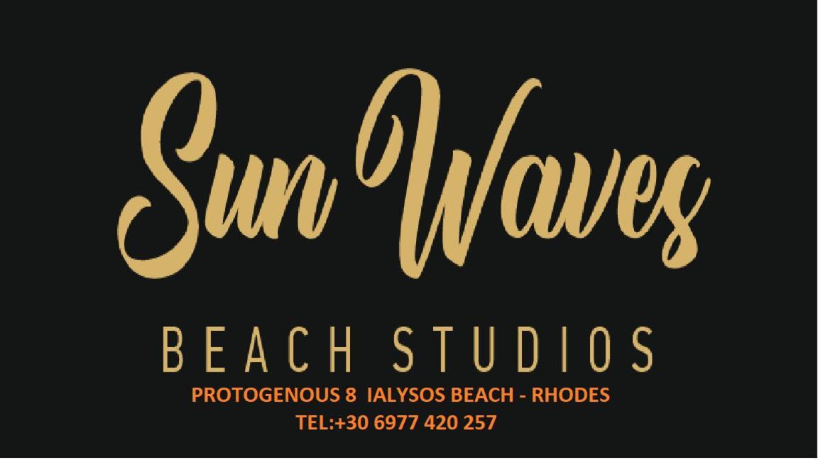 Sunwaves Beach Studio I Ialysos (Rhodes) Exterior foto